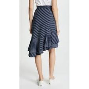 Joie Navy Blue Assymetrical skirt